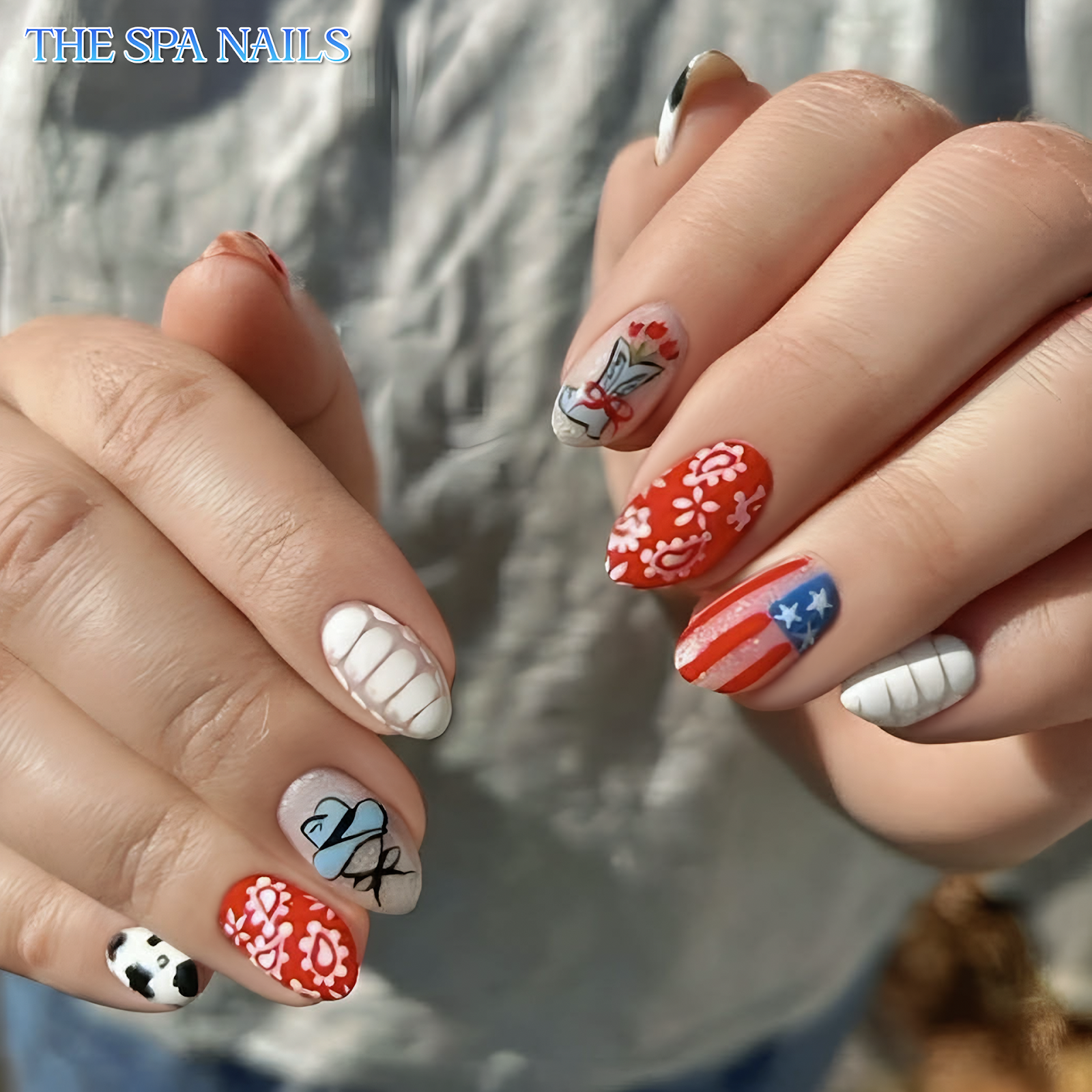 The Spa Nails logo